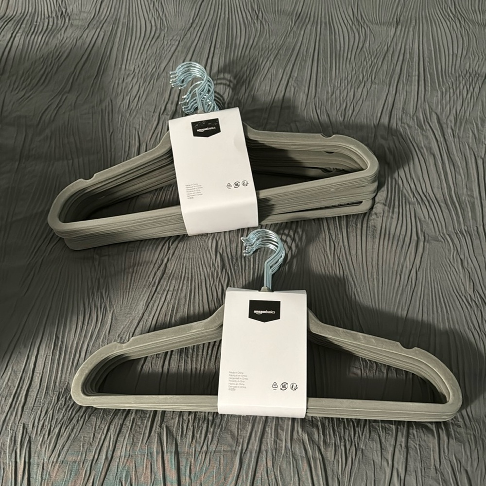 25 Gray Hangers